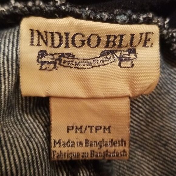 Indigo Blue Maternity Jeans Full Panel Petite Medium - Picture 5 of 7